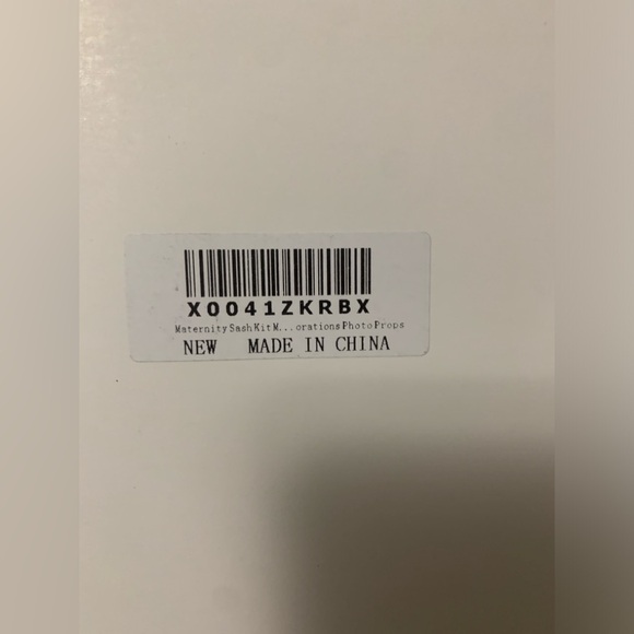 Celestial Mom and Dad To Be Maternity Sash and Corsage Set - Picture 7 of 9